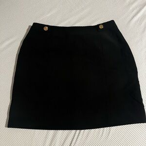 black skirt
